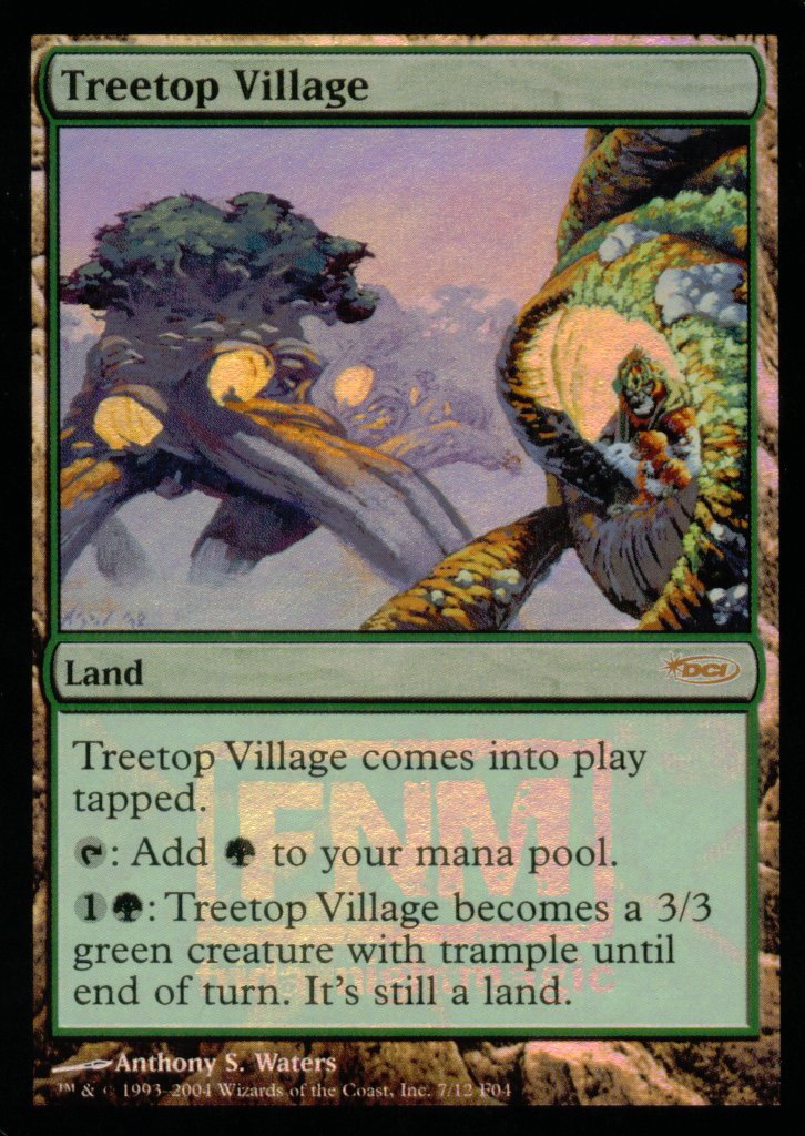 Treetop Village (FNM) (Promotional Cards) Near Mint Foil