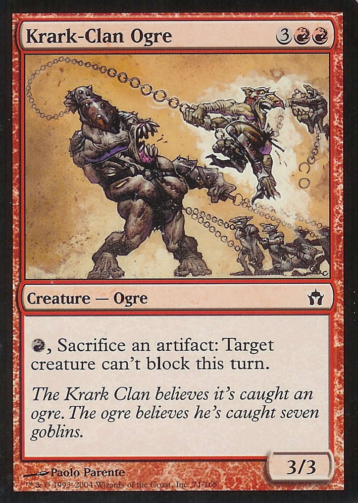 Krark-Clan Ogre (Fifth Dawn) Light Play Foil