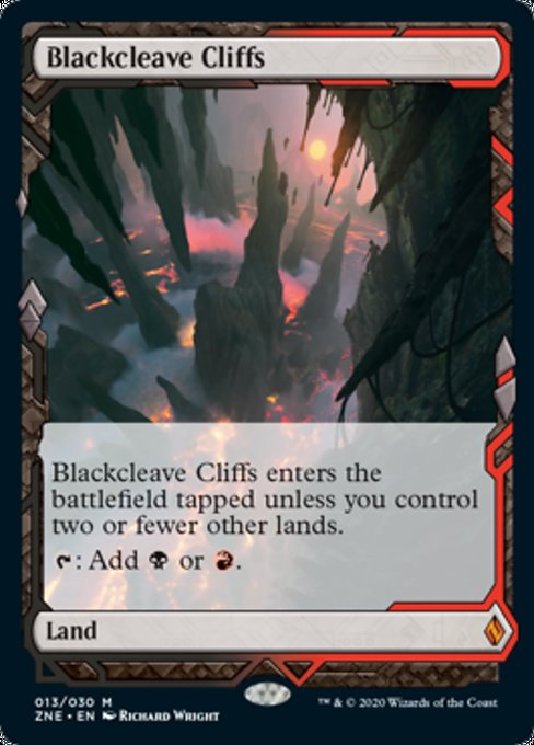 Blackcleave Cliffs (Zendikar Rising Expeditions) Near Mint