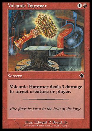 Volcanic Hammer (Starter 1999) Near Mint