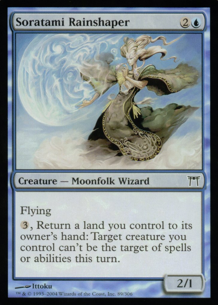 Soratami Rainshaper (Champions of Kamigawa) Near Mint Foil