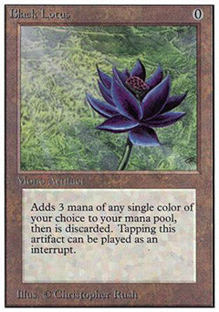 Black Lotus (Unlimited) Light Play