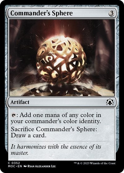 Commander's Sphere (Commander: March of the Machine) Near Mint