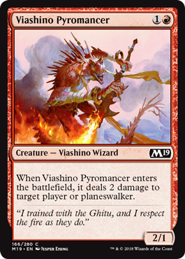 Viashino Pyromancer (Magic 2019 Core Set) Near Mint Foil