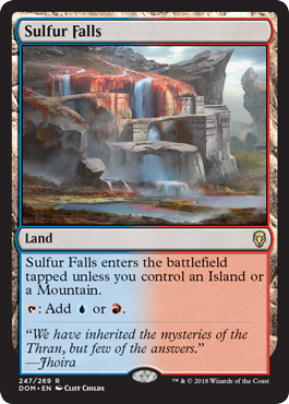 Sulfur Falls (Dominaria) Near Mint Foil
