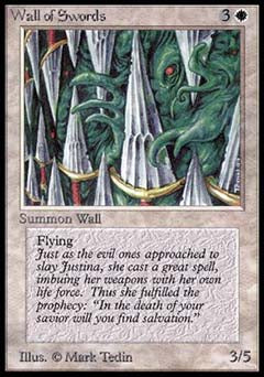 Wall of Swords (Alpha) Near Mint