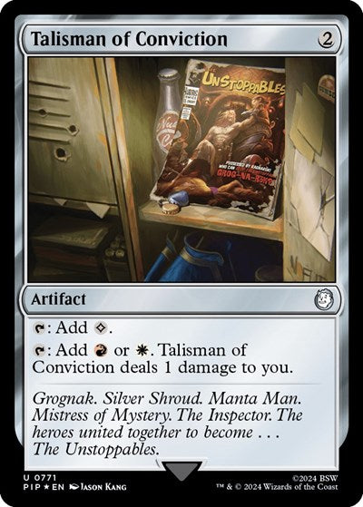 Talisman of Conviction (Surge Foil) (Universes Beyond: Fallout) Near Mint