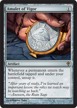 Amulet of Vigor (Worldwake) Near Mint Foil