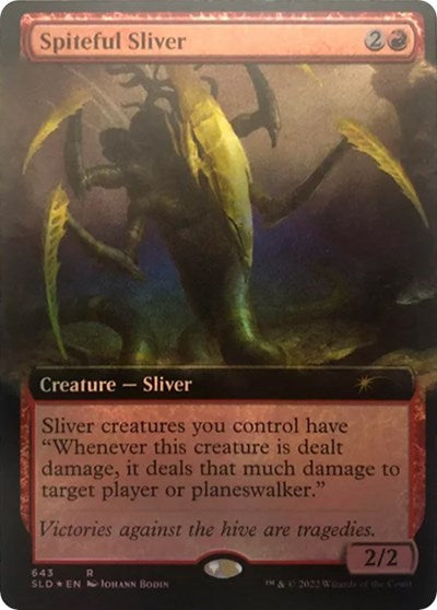 Spiteful Sliver (Extended Art) (Secret Lair) Near Mint