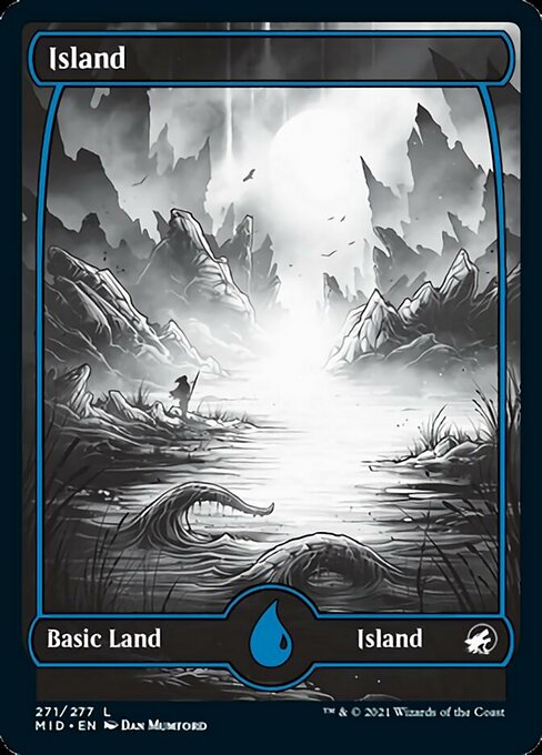 Island (271) (Innistrad: Midnight Hunt) Near Mint