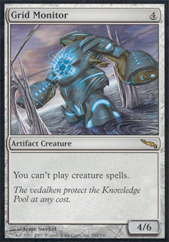 Grid Monitor (Mirrodin) Light Play Foil