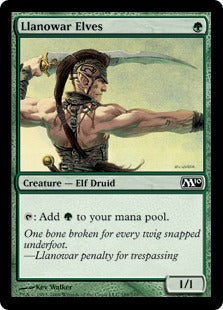 Llanowar Elves (Magic 2010 Core Set) Near Mint Foil