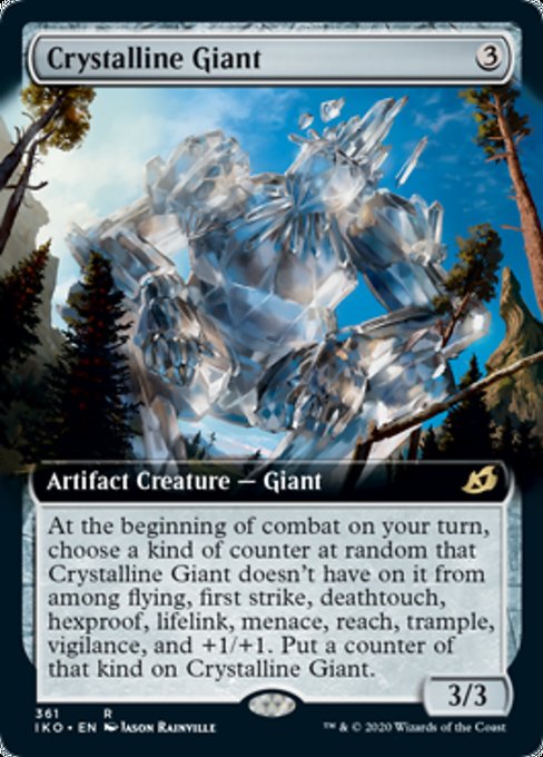 Crystalline Giant (Extended Art) (Ikoria: Lair of Behemoths) Near Mint
