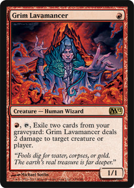 Grim Lavamancer (Magic 2012 Core Set) Near Mint Foil
