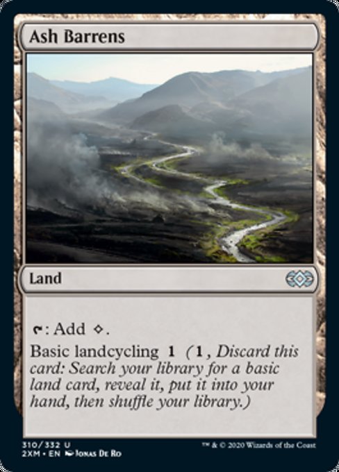 Ash Barrens (Double Masters) Near Mint Foil