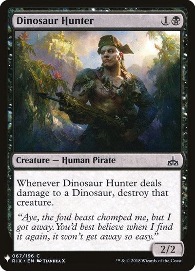 Dinosaur Hunter (Mystery Booster) Near Mint