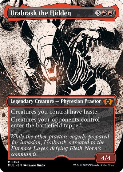 Urabrask the Hidden (Halo Foil) (March of the Machine: Multiverse Legends) Near Mint