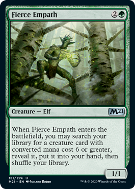 Fierce Empath (Magic 2021 Core Set) Near Mint