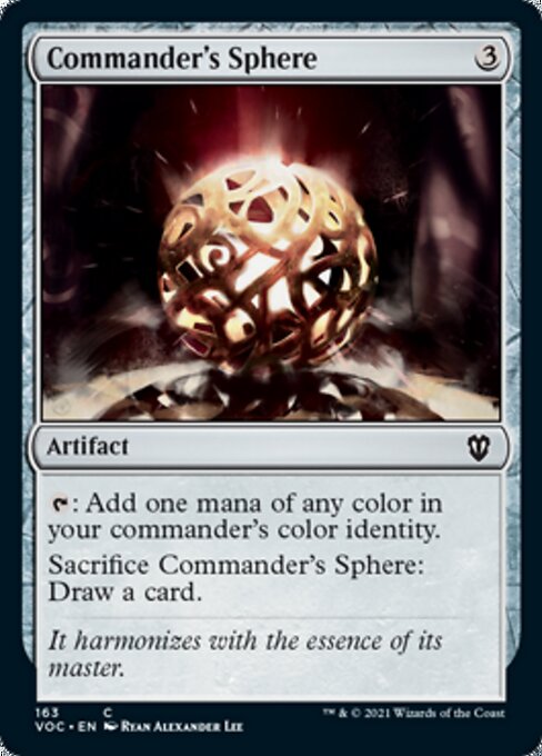 Commander's Sphere (Commander 2021 Crimson Vow) Near Mint