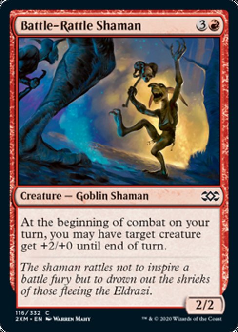Battle-Rattle Shaman (Double Masters) Near Mint Foil