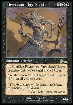 Phyrexian Plaguelord (Urza's Legacy) Near Mint Foil