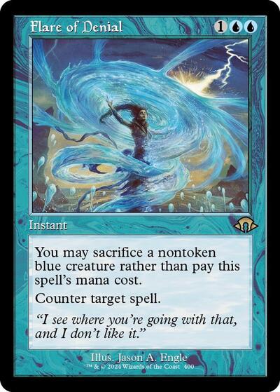 Flare of Denial (Retro Frame) (Modern Horizons 3) Near Mint