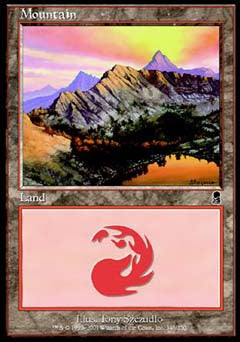 Mountain (346) (Odyssey) Near Mint Foil