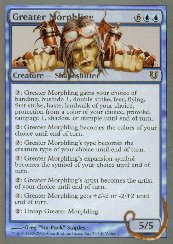 Greater Morphling (Unhinged) Near Mint