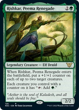Rishkar, Peema Renegade (Commander: Kamigawa: Neon Dynasty) Near Mint