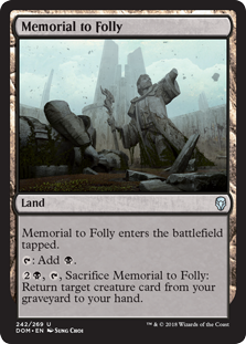 Memorial to Folly (Dominaria) Near Mint