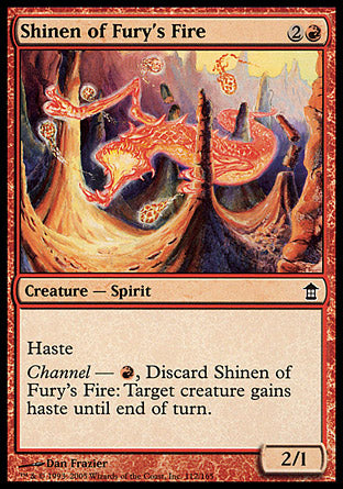 Shinen of Fury's Fire (Saviors of Kamigawa) Near Mint