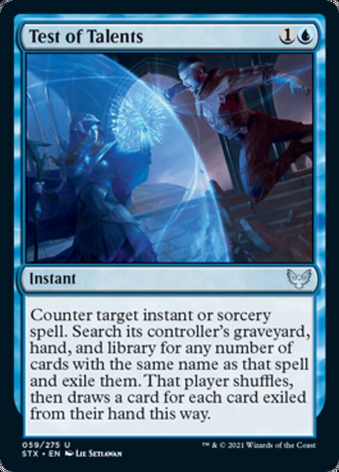 Test of Talents (Strixhaven) Near Mint Foil