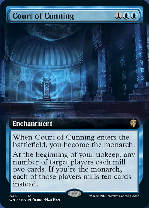 Court of Cunning (Extended Art) (Commander Legends) Near Mint