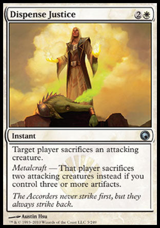 Dispense Justice (Scars of Mirrodin) Near Mint Foil