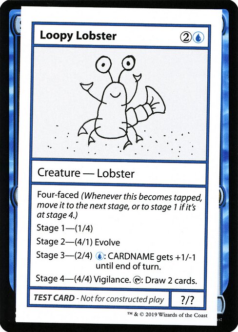Loopy Lobster (No PW Symbol) (Mystery Booster Test Print 2021) Near Mint