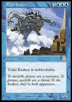 Tidal Kraken (Mercadian Masques) Light Play