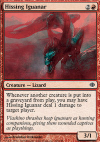 Hissing Iguanar (Shards of Alara) Near Mint