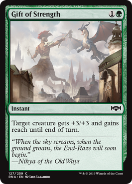 Gift of Strength (Ravnica Allegiance) Near Mint Foil