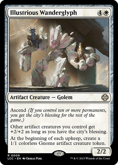 Illustrious Wanderglyph (Commander: The Lost Caverns of Ixalan) Near Mint