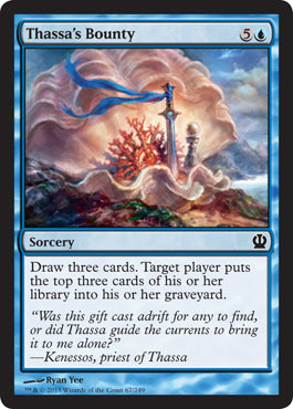 Thassa's Bounty (Theros) Near Mint Foil