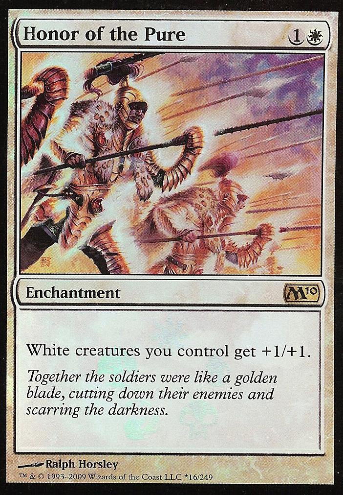 Honor the Pure (M10 Release Event Promo) (Promotional Cards) Light Play Foil