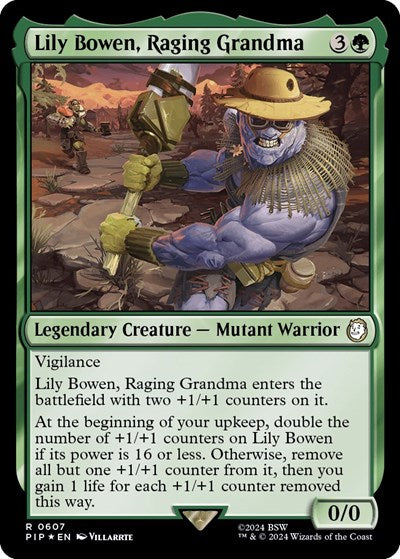 Lily Bowen, Raging Grandma (Surge Foil) (Universes Beyond: Fallout) Near Mint