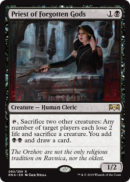 Priest of Forgotten Gods (Ravnica Allegiance) Near Mint