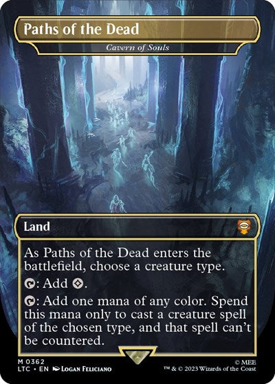 Paths of the Dead - Cavern of Souls (Commander: The Lord of the Rings: Tales of Middle-earth) Near Mint
