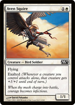 Aven Squire (Magic 2013 Core Set) Near Mint Foil