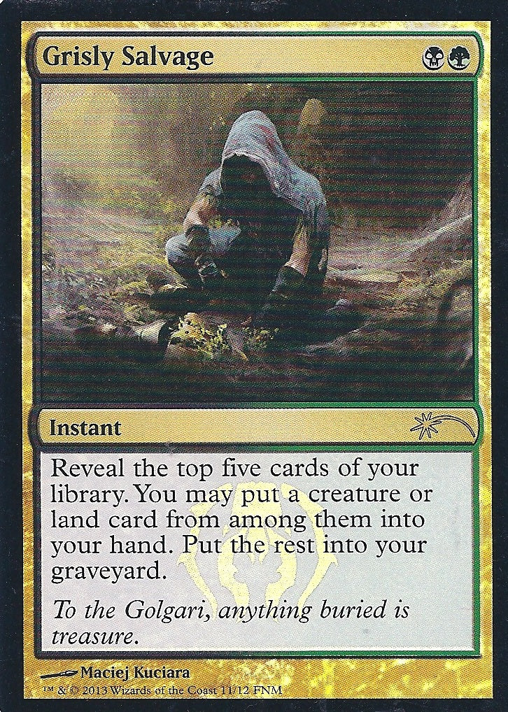 Grisly Salvage (FNM) (Promotional Cards) Near Mint Foil
