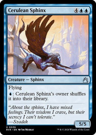 Cerulean Sphinx (Ravnica Remastered) Near Mint