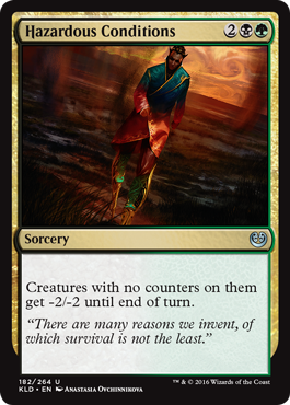 Hazardous Conditions (Kaladesh) Near Mint Foil