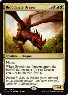 Broodmate Dragon (Commander 2017) Near Mint