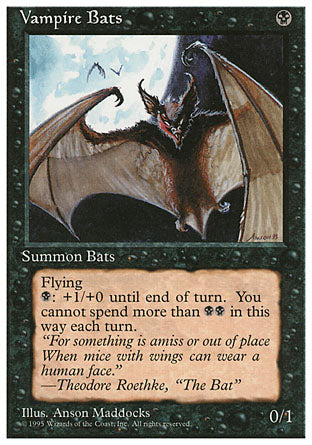 Vampire Bats (4th Edition) Light Play
